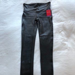 SPANX Faux Leather Leggings (NWT)